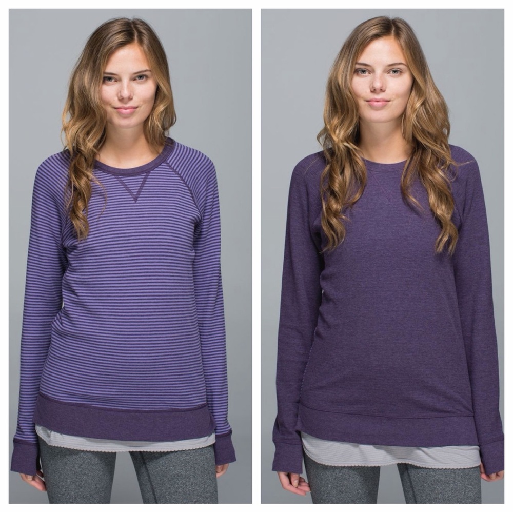 Lululemon Open Your Heart Long Sleeve II
Heathered Deep Zinfandel Reversible